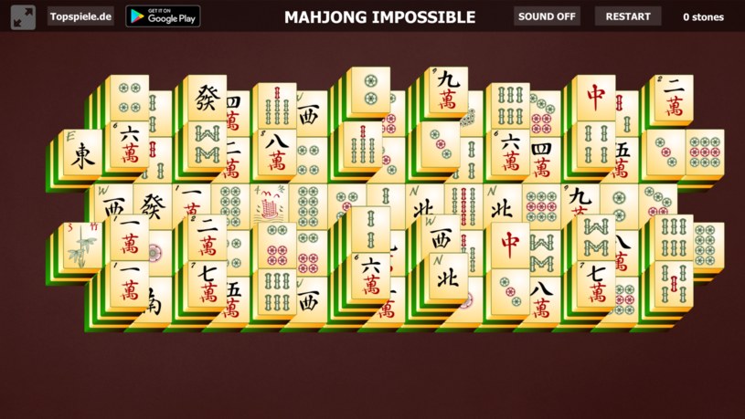 Początek gry online za darmo Mahjong Impossible /Click.pl