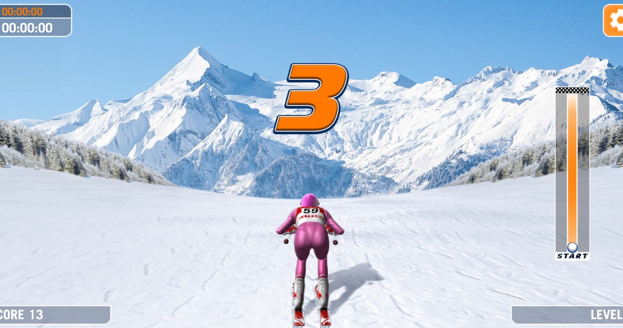 Początek gry online za darmo Slalom Ski Simulator /Click.pl