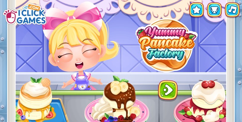 Początek gry online za darmo Yummy Pancake Factory /Click.pl