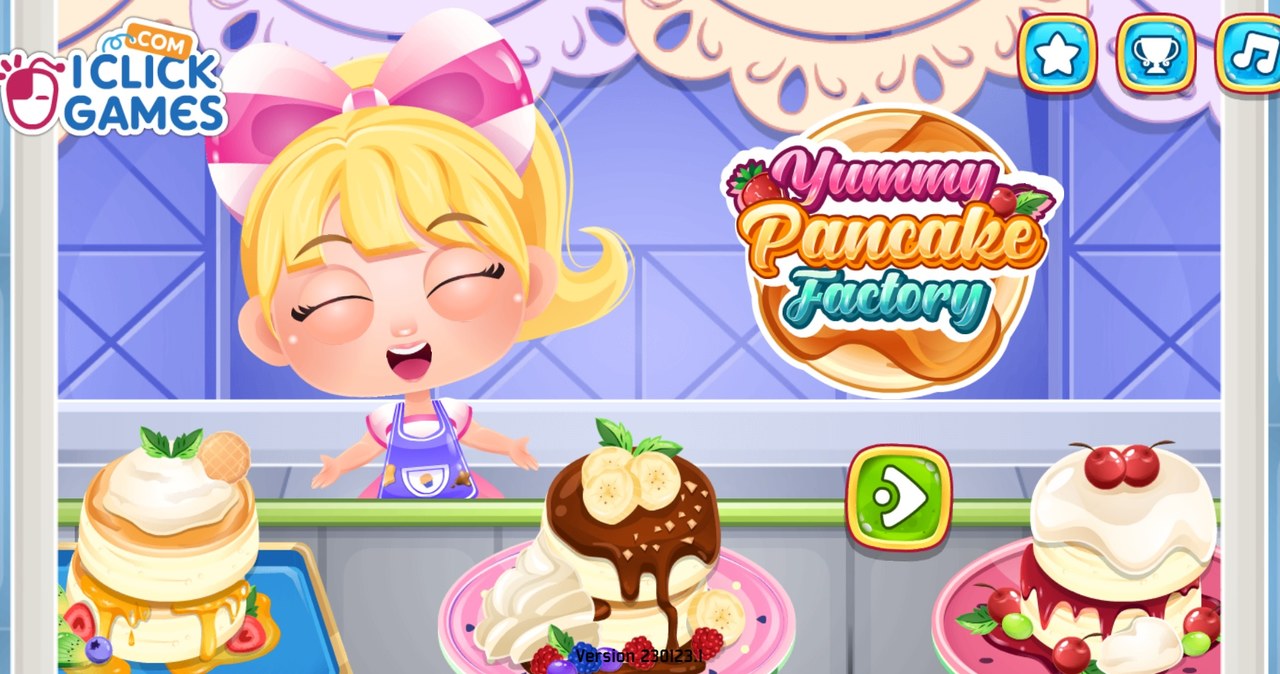 Początek gry online za darmo Yummy Pancake Factory /Click.pl