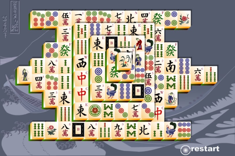 Początek gry za darmo online Mahjong Titans /Click.pl