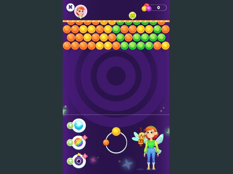 Początek rozgrywki gry kulki Bubble Shooter Pop it Now! /Click.pl