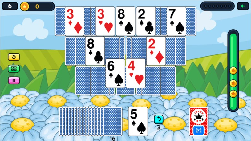 Początek rozgrywki gry online za darmo Pasjans Solitaire Seasons