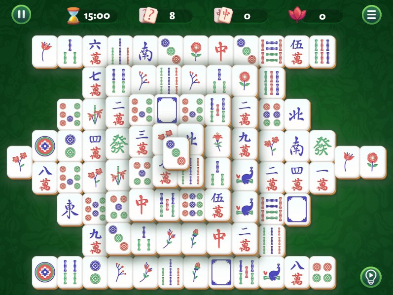 Początek rozgrywki gry online za darmo Solitaire Mahjong Classic /Click.pl