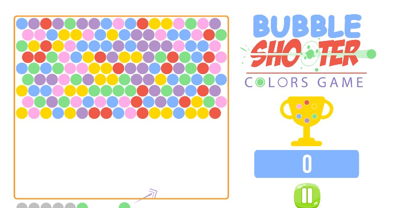 Początek rozgrywki w gry kulki Bubble Shooter Color Game /Click.pl