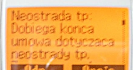 Początek wiadomości, którą otrzymują klienci TP /INTERIA.PL