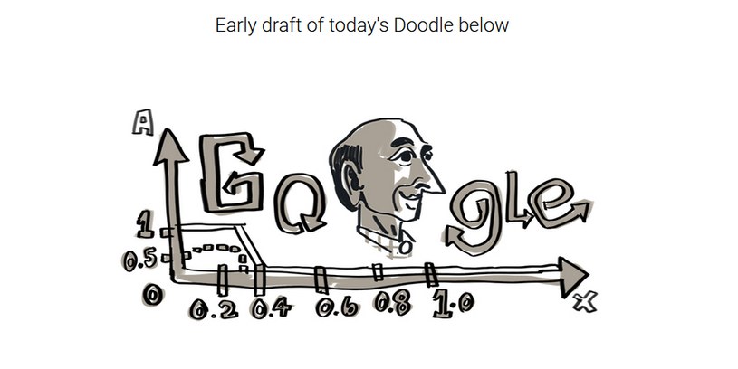 Początkowa wersja Google Doodle poświęconego Lotfi Zadehowi /