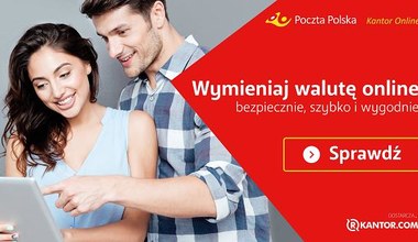 Poczta Polska uruchomiła internetowy kantor