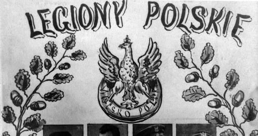 Pocztówka upamiętniająca głównych dowódców polskich z lat 1914-1918. W pierwszym rzędzie Józef Piłsudski i ówczesny pułkownik Stanisław Szeptycki (trzeci od lewej), w drugim rzędzie od lewej pułkownicy Berbecki i Żegota-Januszajtis /Muzeum Niepodległości /East News