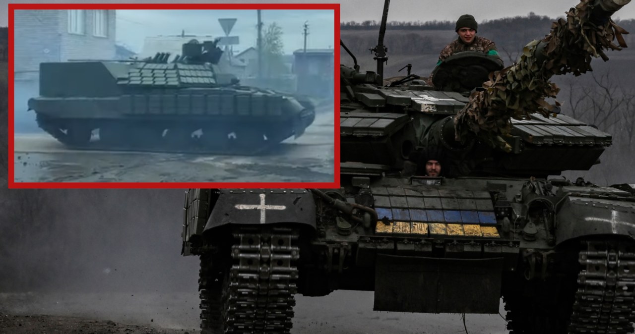 Pod Bachmutem nagrano niezwykłą maszynę Ukraińców. To unikat, wyglądający jak z Mad Maxa /OLEKSANDR RATUSHNIAK /AFP