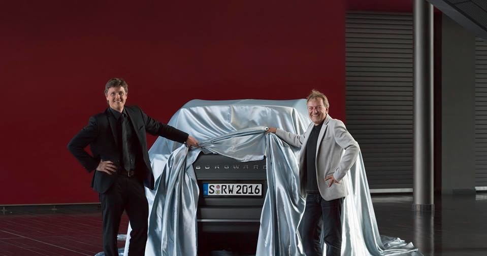 Pod tą płachtą kryje się pierwszy SUV marki Borgward /Informacja prasowa