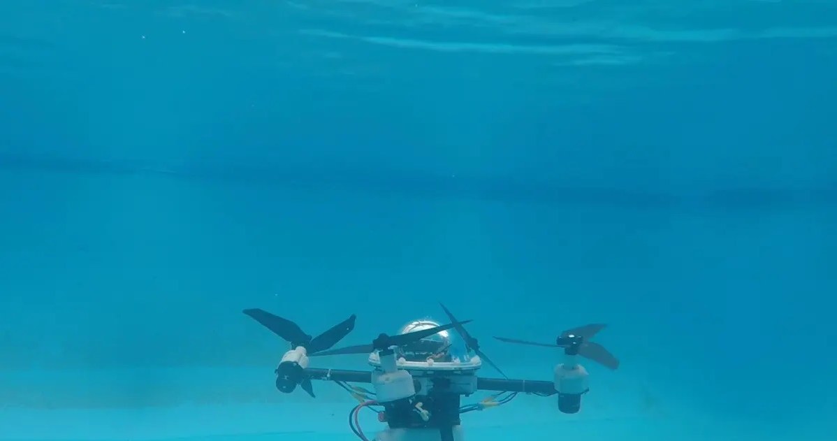 Pod wodą dron TJ-FlyingFish staje się w pełni autonomiczny i nie potrzebuje pomocy operatora /domena publiczna