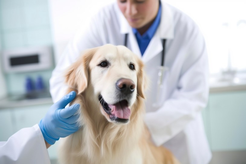 Podanie psu leków przeznaczonych dla ludzi może skończyć się wizytą u lekarza weterynarii /123RF/PICSEL