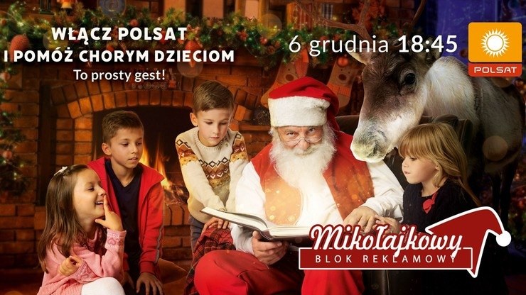 Podczas dotychczasowych szesnastu edycji Mikołajkowego Bloku Reklamowego udało się zebrać ponad 20 milionów złotych /Polsat