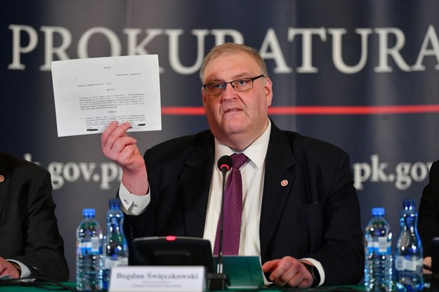 Podczas konferencji prokurator Święczkowski przedstawił ustalenia ws. śledztwa dot. SKOK Wołomin /Bartłomiej  Zborowski /PAP/EPA