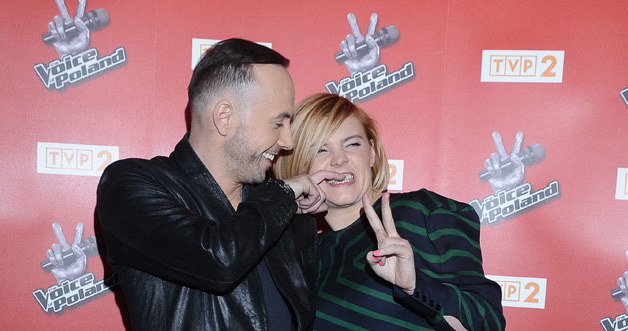 Podczas kręcenia "The Voice of Poland" Ania i Nergal bardzo się zaprzyjaźnili. &nbsp; /Andras Szilagyi /MWMedia