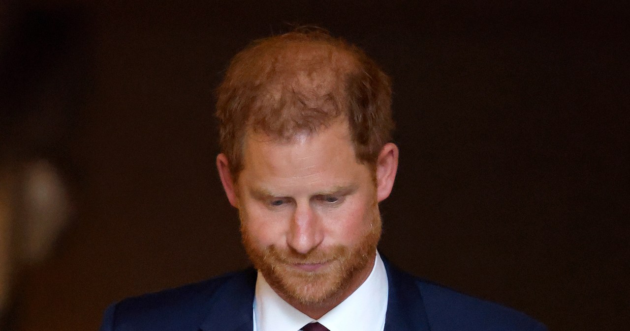 Podczas majowej wizyty w Londynie książę Harry wydawał się być zatroskany /Max Mumby/Indigo / Contributor /Getty Images