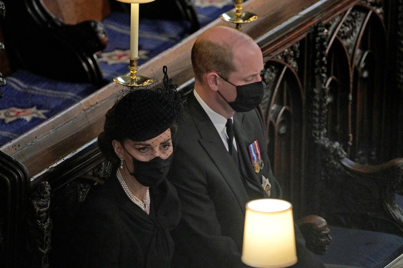 Podczas pogrzebu księżna Kate starała się wspierać wszystkich członków rodziny królewskiej /WPA Pool /Getty Images