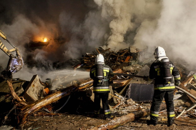 Podczas pożaru ranny został strażak-ochotnik /Michał Walczak /PAP