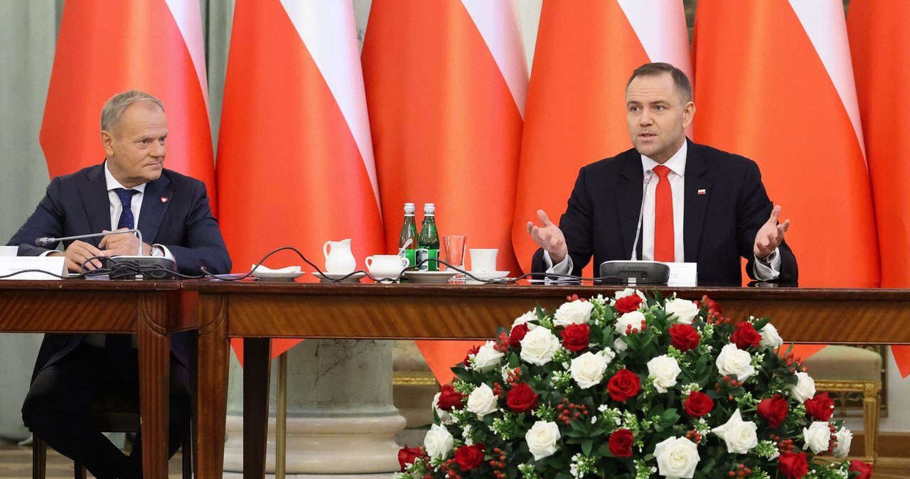 Podczas środowej Rady Gabinetowej prezydent Karol Nawrocki i premier Donald Rusk wymieniali się uwagami m.in. na temat podwyżek podatków. Rząd w 2026 r. chce podnieść CIT dla banków /Albert Zawada /PAP