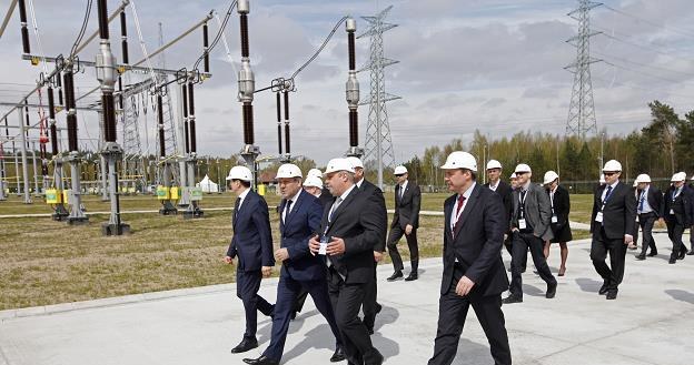 Podczas uruchomienia stacji elektroenergetycznej 400 kV Łomża /PAP