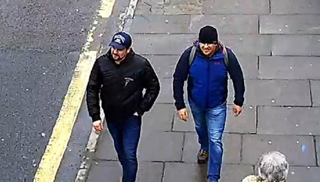 Podejrzani o zamach na Siergieja Skripala uchwyceni przez kamery monitoringu /LONDON METROPOLITAN POLICE    /PAP/EPA