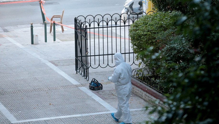 Podejrzany ładunek w Atenach /PANTELIS SAITAS /PAP/EPA