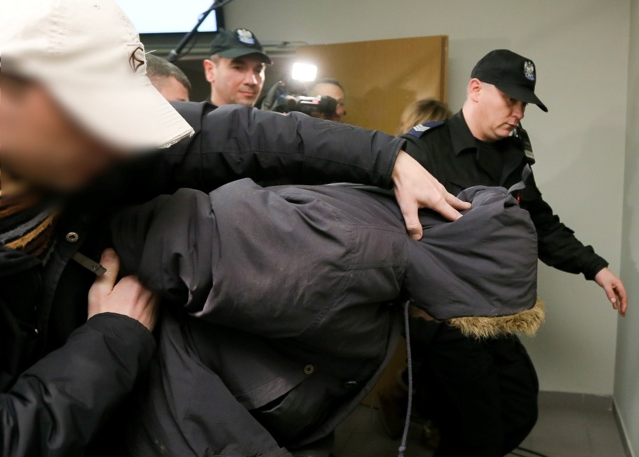 Podejrzany o podpalenie samochodu na warszawskiej Pradze-Południe Jacek T. /Paweł Supernak  /PAP