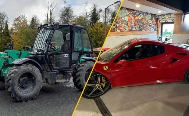 Podhalański biznesmen w rękach policji. Luksusowe auta i sprzęt budowlany za miliony złotych