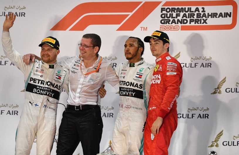 Podium Bahrain Grand Prix  2019 /AFP