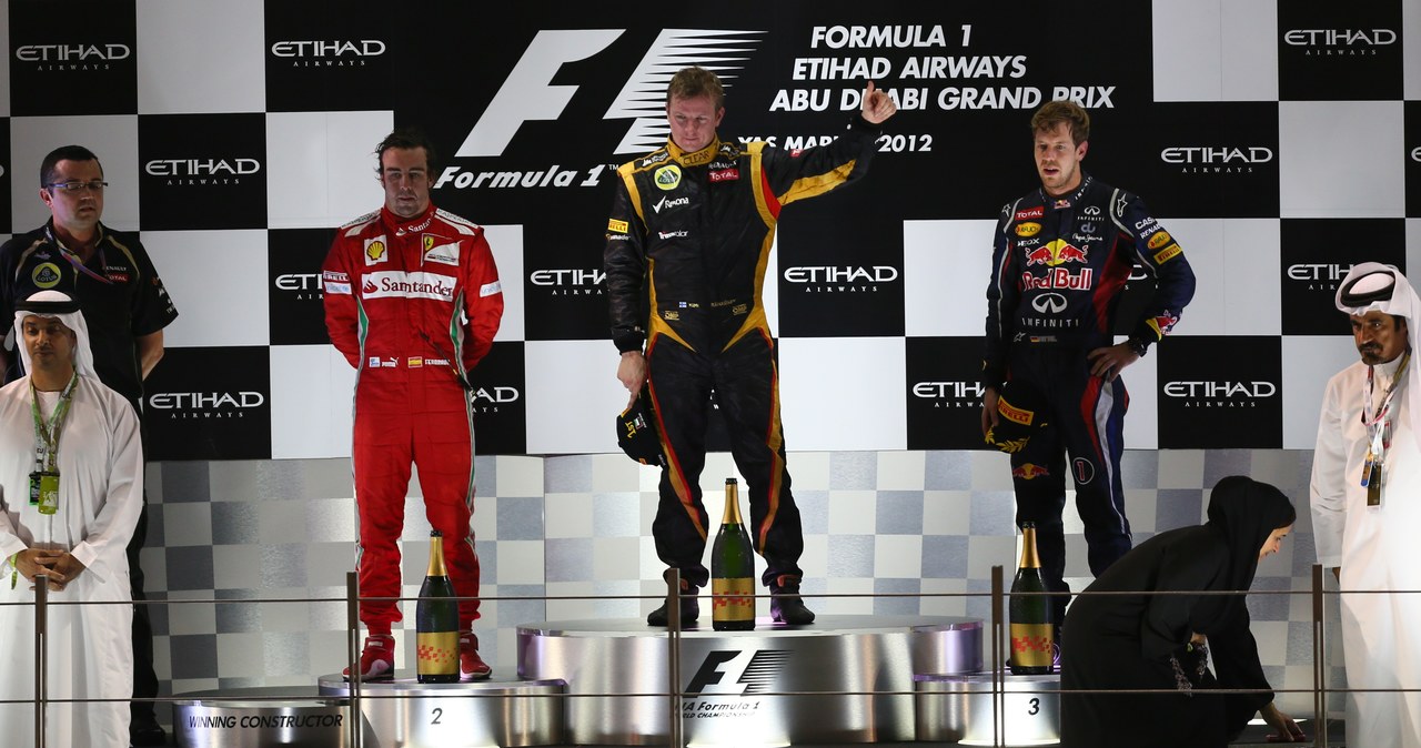 Podium GP Abu Zabi /AFP