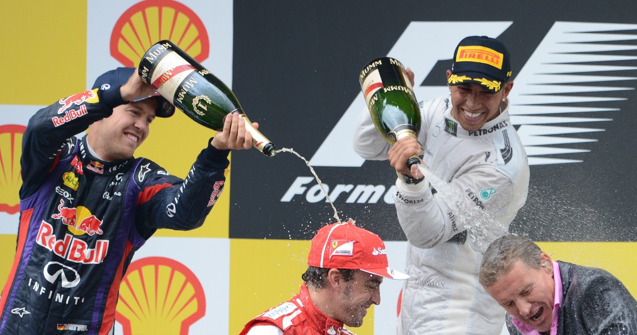 Podium GP Belgii /AFP