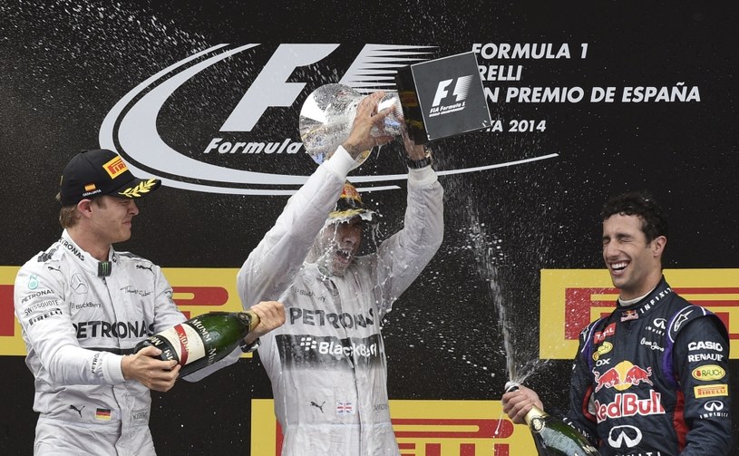 Podium GP Hiszpanii /AFP