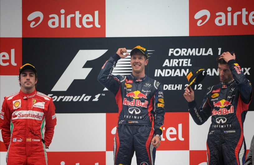 Podium GP Indii /AFP