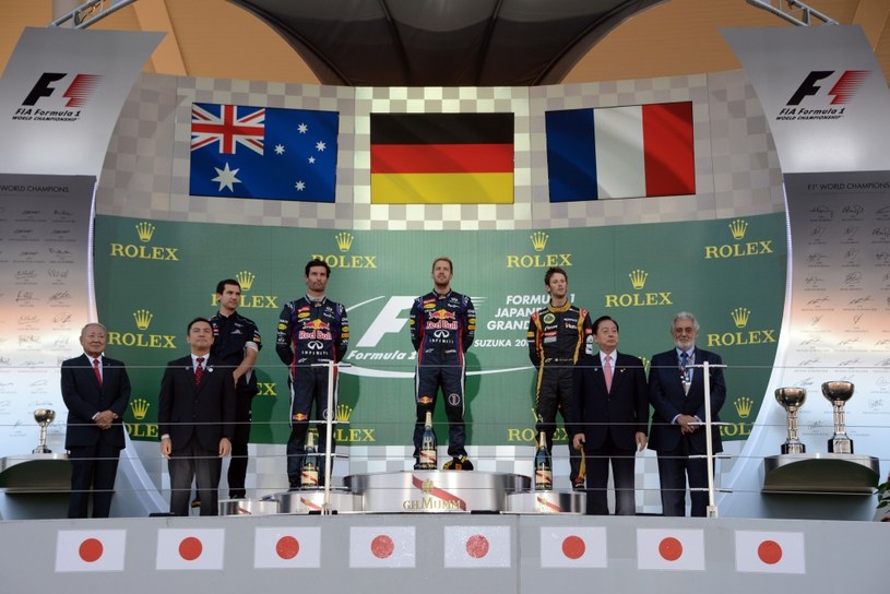 Podium Grand Prix Japonii /AFP
