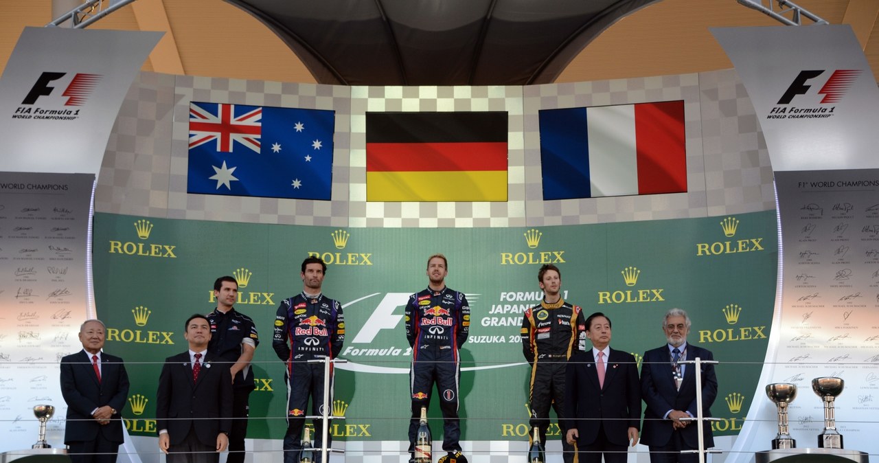 Podium Grand Prix Japonii /AFP