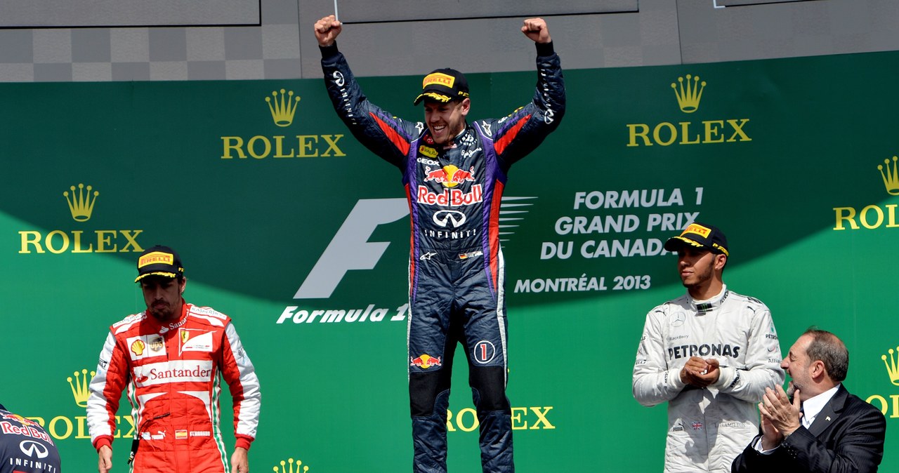 Podium Grand Prix Kanady /AFP