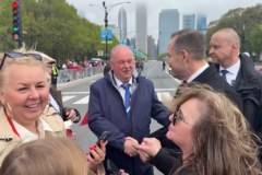 Podkarpaccy samorządowcy z Karolem Nawrockim w Chicago