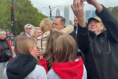 Podkarpaccy samorządowcy z Karolem Nawrockim w Chicago