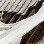 Podkarpacie: Wiatr zrywał dachy. Ponad 20 uszkodzonych budynków