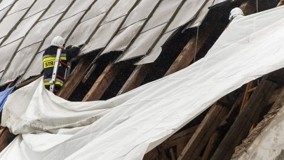 Podkarpacie: Wiatr zrywał dachy. Ponad 20 uszkodzonych budynków