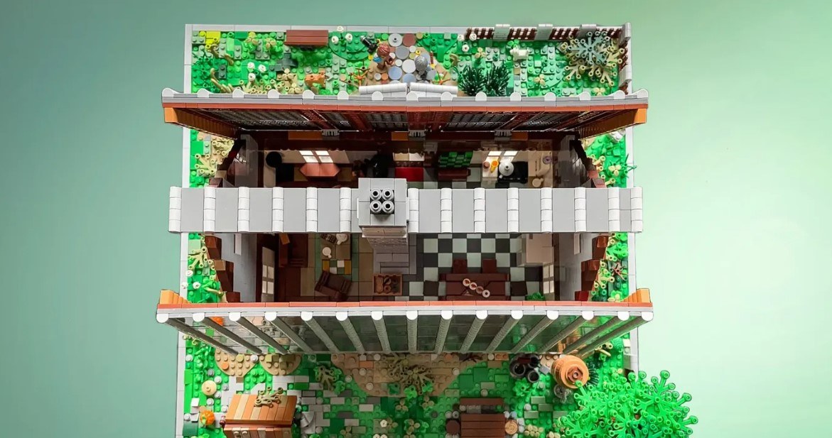 Podlaska chata z klocków LEGO w głosowaniu LEGO Ideas /Łukasz Więcek /materiały prasowe