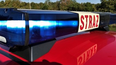 Podlaskie: Pożar ciężarówki na S8, są utrudnienia