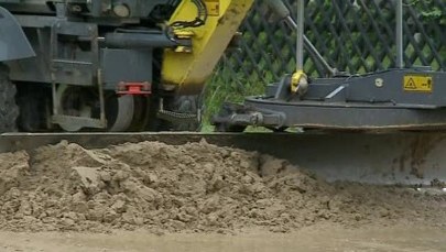 Podmyta droga krajowa nr 55 w Klęczkowie