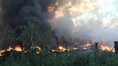 Podpalacze z Trzebini zatrzymani. Podłożyli ogień, "żeby coś się działo"