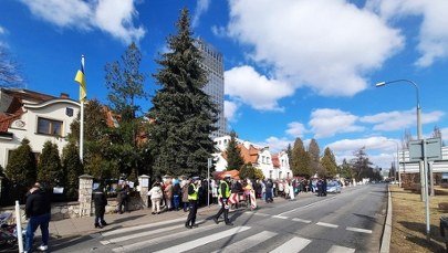 Podpalił się przed konsulatem Ukrainy w Krakowie. Mężczyzna w stanie krytycznym