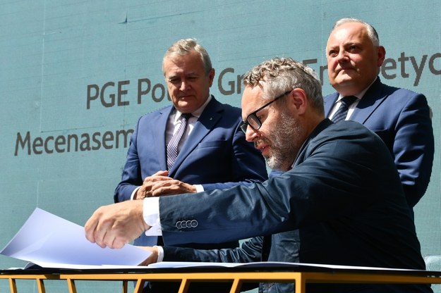 Podpisanie umowy o objęciu Muzeum Narodowego w Gdańsku mecenatem przez PGE / 	Adam Warżawa    /PAP