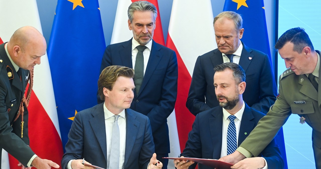 Podpisano porozumienie dot. zacieśnienia polsko-holenderskiej współpracy w dziedzinie obronności /Piotr Nowak /PAP