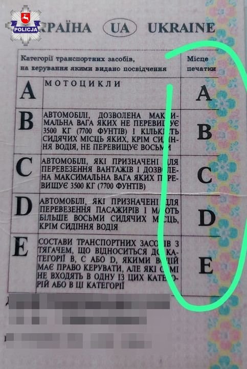 Podrobione prawo jazdy /Policja Lubelska /Policja