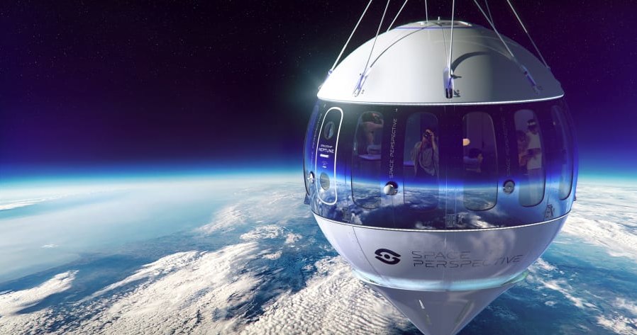 Podróż na krawędź kosmosu kapsułą podwieszoną do balonu zajmie sześć godzin. / foto: Space Perspective /domena publiczna